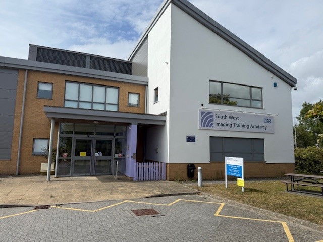 An image of the front of the South West Imaging Training Academy building in Plymouth